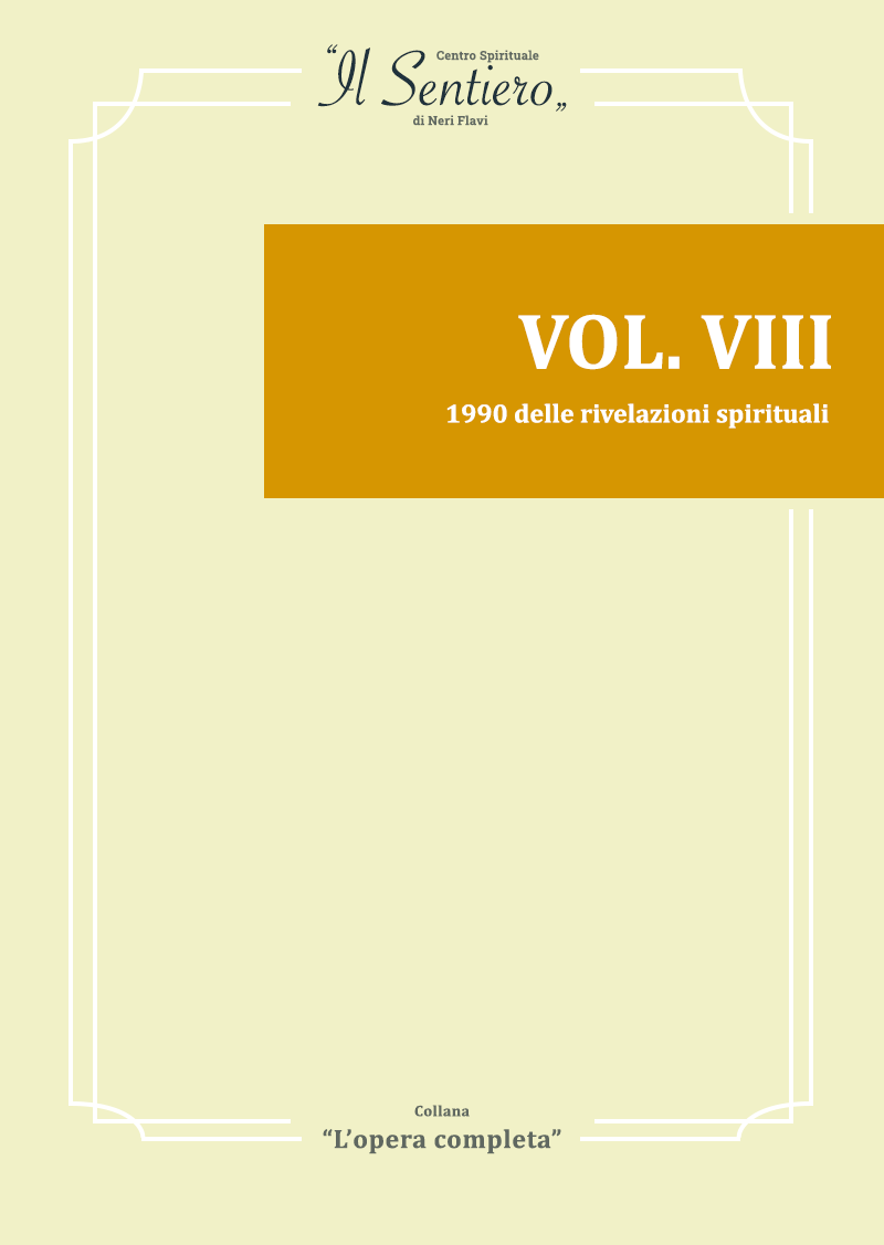 VOL. VIII 1990 delle rivelazioni spirituali