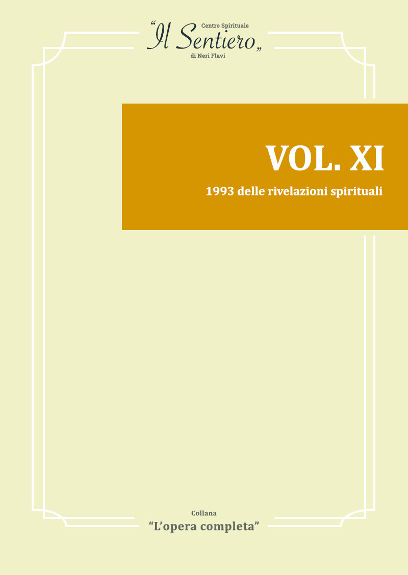 VOL. XI 1993 delle rivelazioni spirituali